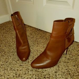 WHBM Brown Boots with Heels